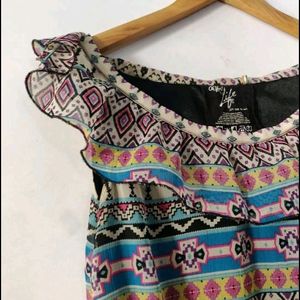 Multi Colour Printed Top