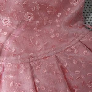 Baby Pink Princess Frock