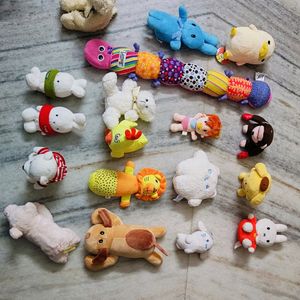 Key Chains, Rattle Soft Plushies