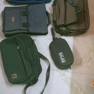 7 Bags Of Good Quality One Is Pure Leather Bag