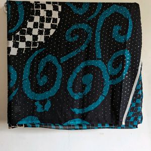 ⬛🟦⬜ Pattern Saree