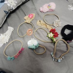 Baby Girl Headband Free Size Pack Of 11