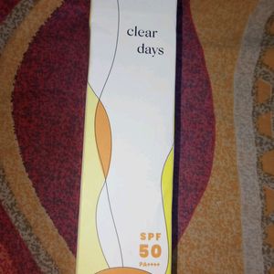 Clear Spf 50 Sunscreen , unsweetened Beauty