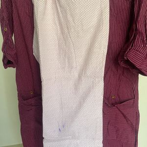 Purple Kurti With Pant