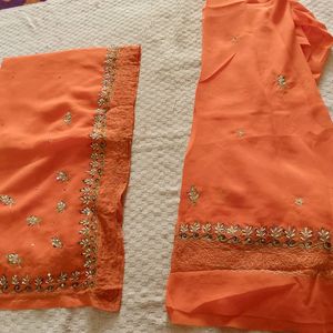 Unstiched Lahenga Choli Fabric With Dupatta