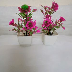 Artificial Flowers With Pot