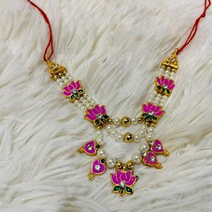 Laddu Gopal Jewellery Lotus Design