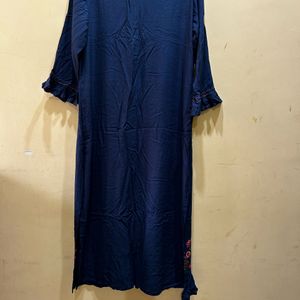 Neerus Blue Kurta Size 3XL