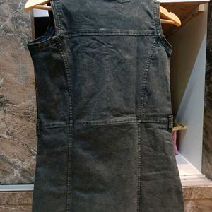 Charcoal Grey Denim Dress