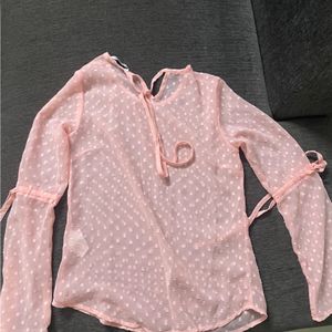 Sheer Baby Pink Top