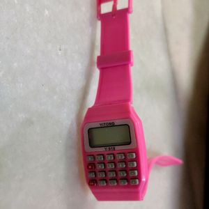 Calculator Pink Watch💗