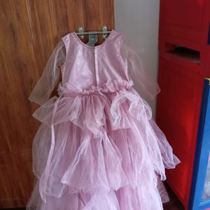 Girls Net Gown