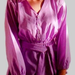 Lavender Girlie Top