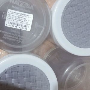 Naysa 500 gm solid container set