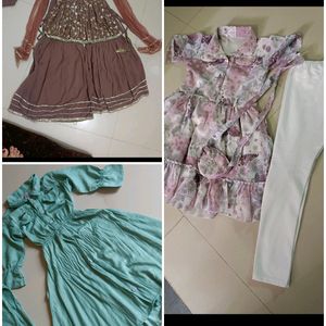 3 Combo Girls Dresses