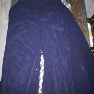 Free Size Navy Blue Sharara