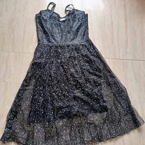 Glitter Black Dress