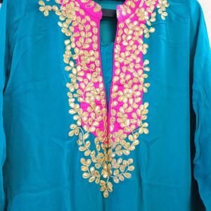 Kurta Set  4 Piece Kameez Inner Plazo And dupatta