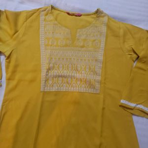 Yellow Beautiful Kurta