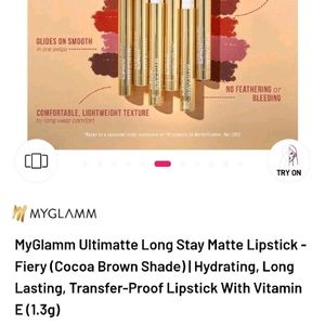 Myglamm Ultimate Long Stay❤️ Lipstick😍