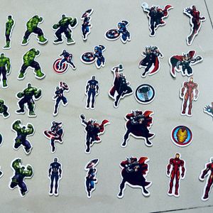Marvel Character Paper Stickers