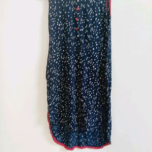 Avaasa Navy Blue Kurta