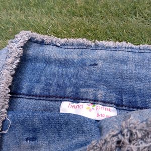 Hight Waist Quarter jeans