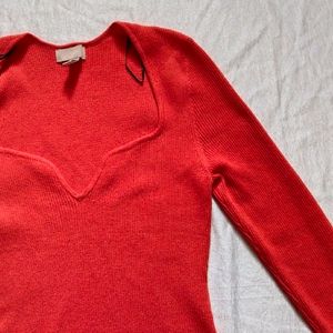 H&M Sweetheart Neck Top