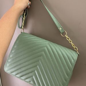 Olive Green Sling Bag