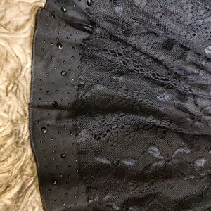 Black Lace Gothic/egirl Skirt