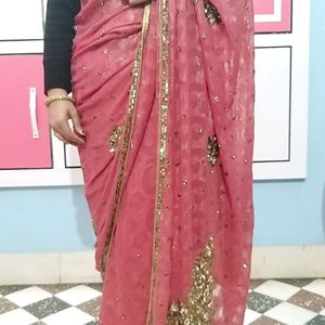 Party wear heavy saree