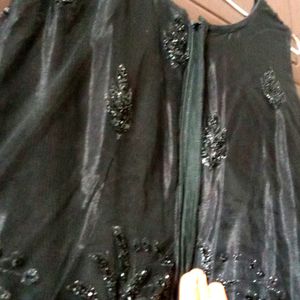 Party Wear Gown On New Condition