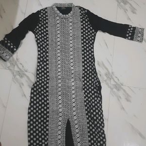 Black Kurthi Set