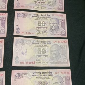 50rs Old Note Set Of 8🔥