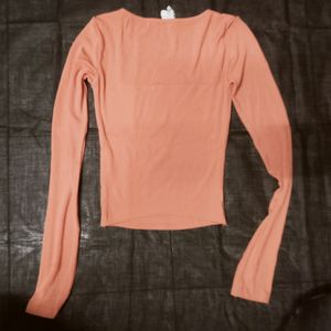 Crop Top- Square Neck, Full Sleeves