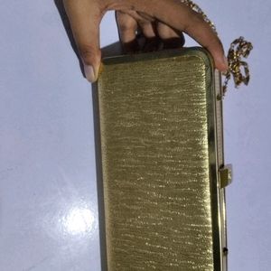 Glitery Gold Clutch