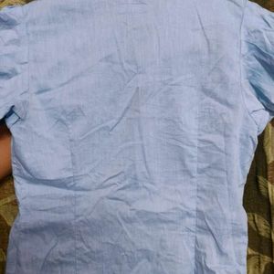 Sky Breeze Light Blue Shirt Top