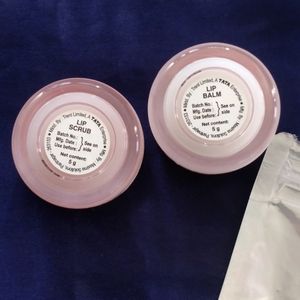 Plum Vanilla Lip Scrub And Balm Combo