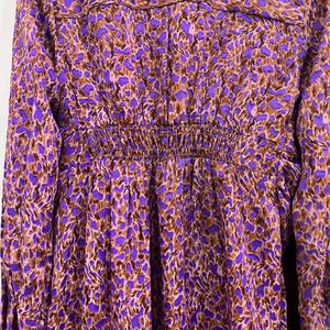 Women Purple Printed Dress