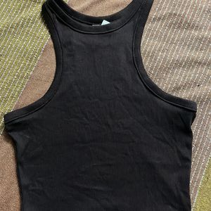 H&M Dark Brown Halter Top