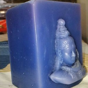 Fragrance Candle Shiv Ji Blue Colour For Pooja