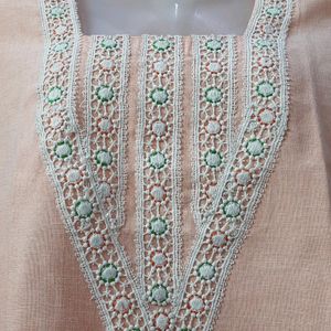 Peach Kurta Set