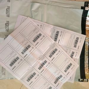 50+50 Labels And Bags