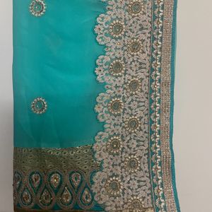 Heavy Border Saree