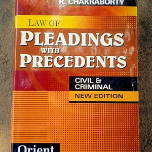 Law Of Pleadings With Precendents