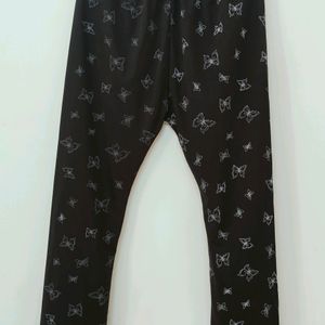 Black Butterfly Print Pyjama