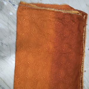 Orange Kadhai Dupatta