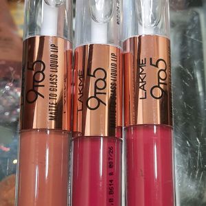 Combo Of Three Lakme Lipsticks