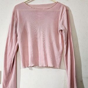 Pink Full Sleeve Top