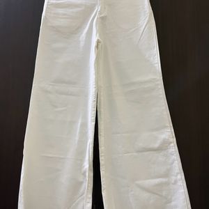 White Flare Pant